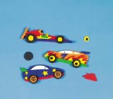 Race Car Magnet Craft Kit x 12