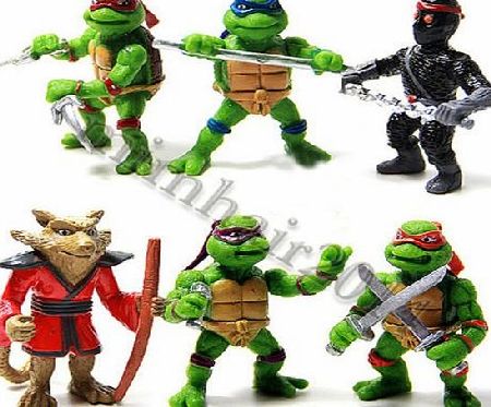 Other 6Pcs Teenage Mutant Ninja Turtles TMNT Action Figures Collection Toys Set Gift
