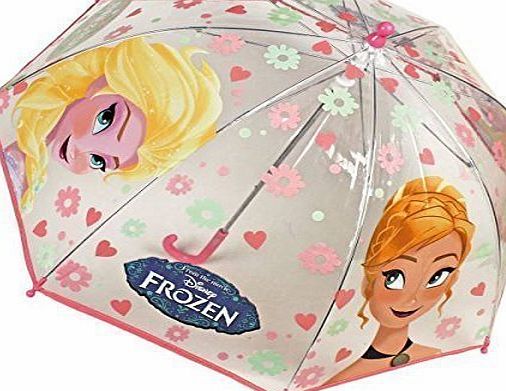 Disney Frozen Elsa amp; Anna Bubble PVC Umbrella