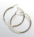 Gold Plated Large Hoop Earrings