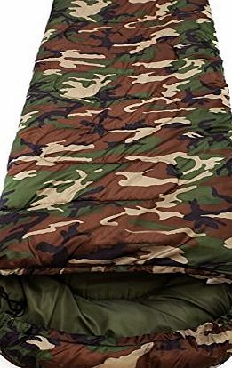 Other Hot Sale Waterproof Comfortable Camo Camper Sleeping Bag 3 season Adult Camping Sleeping Bag with Cap