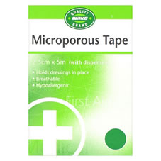 Microporous Tape with Dispenser 2.5cmx5m