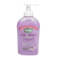 Radox Clean and Pamper Handwash Lavender and