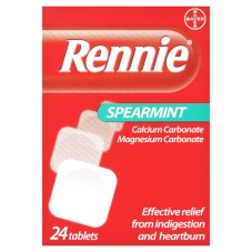 Rennie Spearmint 24 Tablets