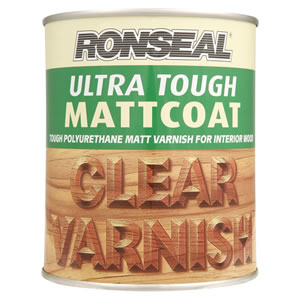 Other Ronseal Ultra Tough Mattcoat Clear Varnish 750ml