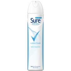 Other Sure Antiperspirant Spray Cotton Fresh 250ml