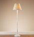 Other White Turned Wood Floor Lamp