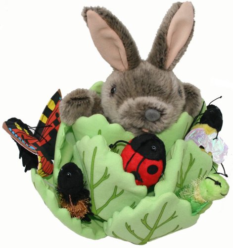 Otherland Toys Rabbit in a Lettuce Puppet