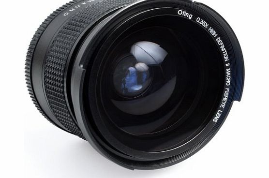 OTING 0.35x Super Wide Angle Panoramic WITH MACRO Fisheye Lens for CANON EOS 1200D 1100D 1000D 700D 650D 600D 550D 500D 450D 400D 350D 300D 10D 20D 30D 40D 50D 60D 70D 1D 5D 6D 7D