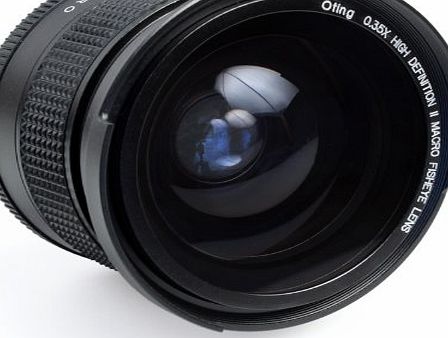 0.35x Super Wide Angle Panoramic WITH MACRO Fisheye Lens for Nikon D7200 D7100 D7000 D5300 D5200 D5100 D5000 D3300 D3200 D3100 D3000 D810 D800 D710 D700 D610 D600 D300 D300S D200 D100 D90 D80 D70 D60 