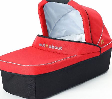 Out n About Nipper Carrycot Carnival Red