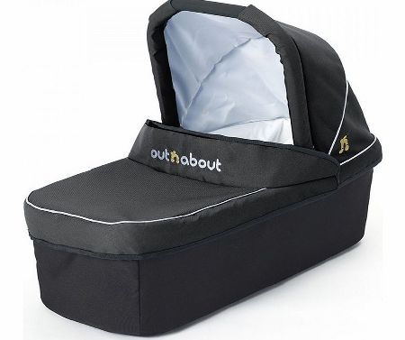 Out n About Nipper Double Carrycot Raven Black