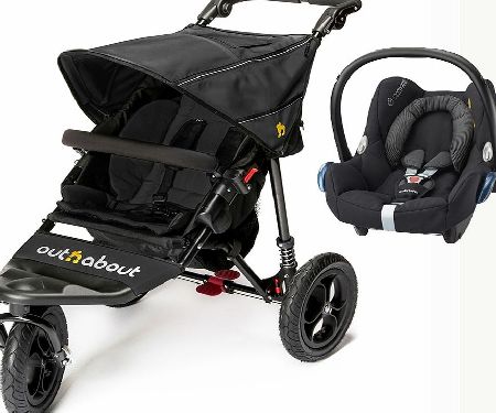 Out n About Nipper V4 Cabrio Travel System Raven