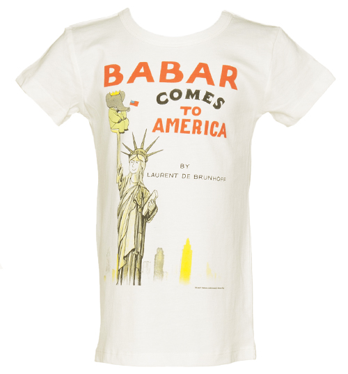 Kids Off White Babar Comes To America Vintage