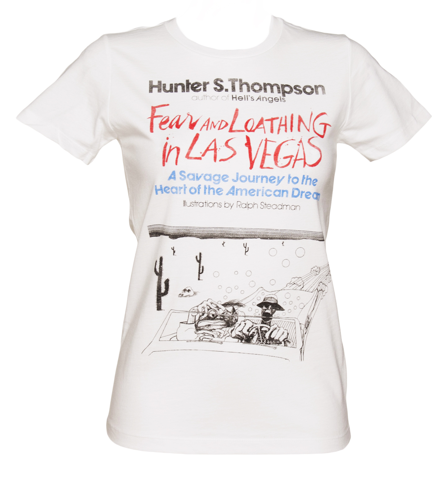 Ladies White Fear And Loathing In Las Vegas By