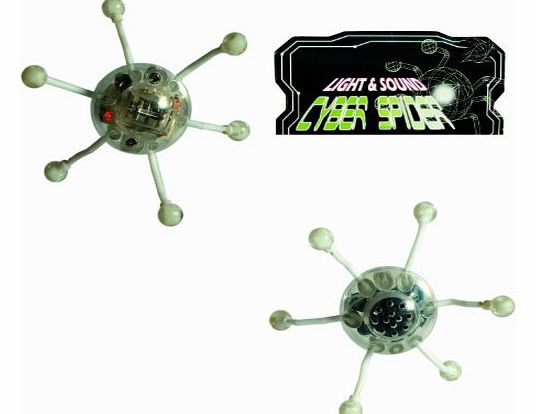 Cyber Wall Bug with Light and Sound - Thrown onto Smooth or Shiny Surface - Girls Perfect Ideal Christmas Stocking Filler Gift Present