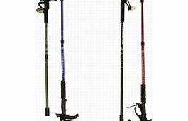 Out There! OUT THERE 2 SECTION TELESCOPIC WALKING STICK ONE OF 4 COLOURS