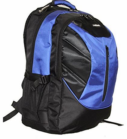 17`` Laptop Rucksack A4 College Ipad Camping Hiking Bag Backpack (17 Inch, Blue)