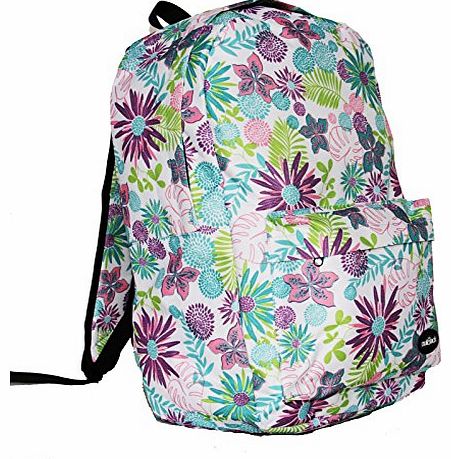 20 Litre Backpack Girls Boys Ladies Mens School College Work (Floral)