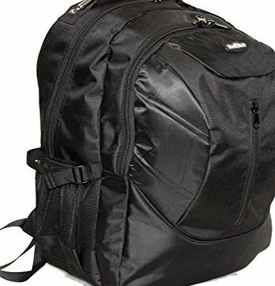 Outback High Quality 17`` or 19`` Laptop Cabin Approved Backpack Cabin Flight Bag Holdall Case Rucksack Ryanair Hand Luggage (19 Inch Black)