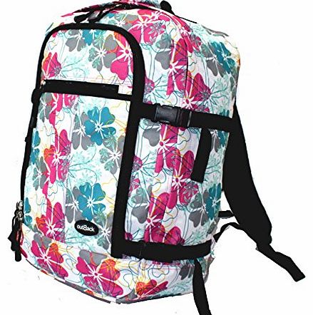 Outback Ladies Outback Rucksack 55x40x20 Cabin Approved Backpack (Aqua)