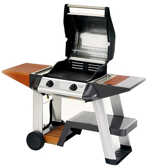 Outback Sapphire Stainless Steel 2 Burner Hooded Barbecue