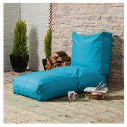 Outdoor Folding Bed Turquoise