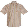 OUTRAGE mens short sleeve striped shirt