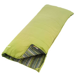 Outwell Camper Lite Sleeping Bag - Green Stripe