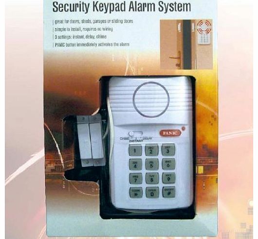 SECURITY KEYPAD ALARM SYSTEM DOOR/SHED/CARAVAN/GARAGE