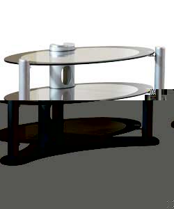 Oval 2 Colour TV Stand