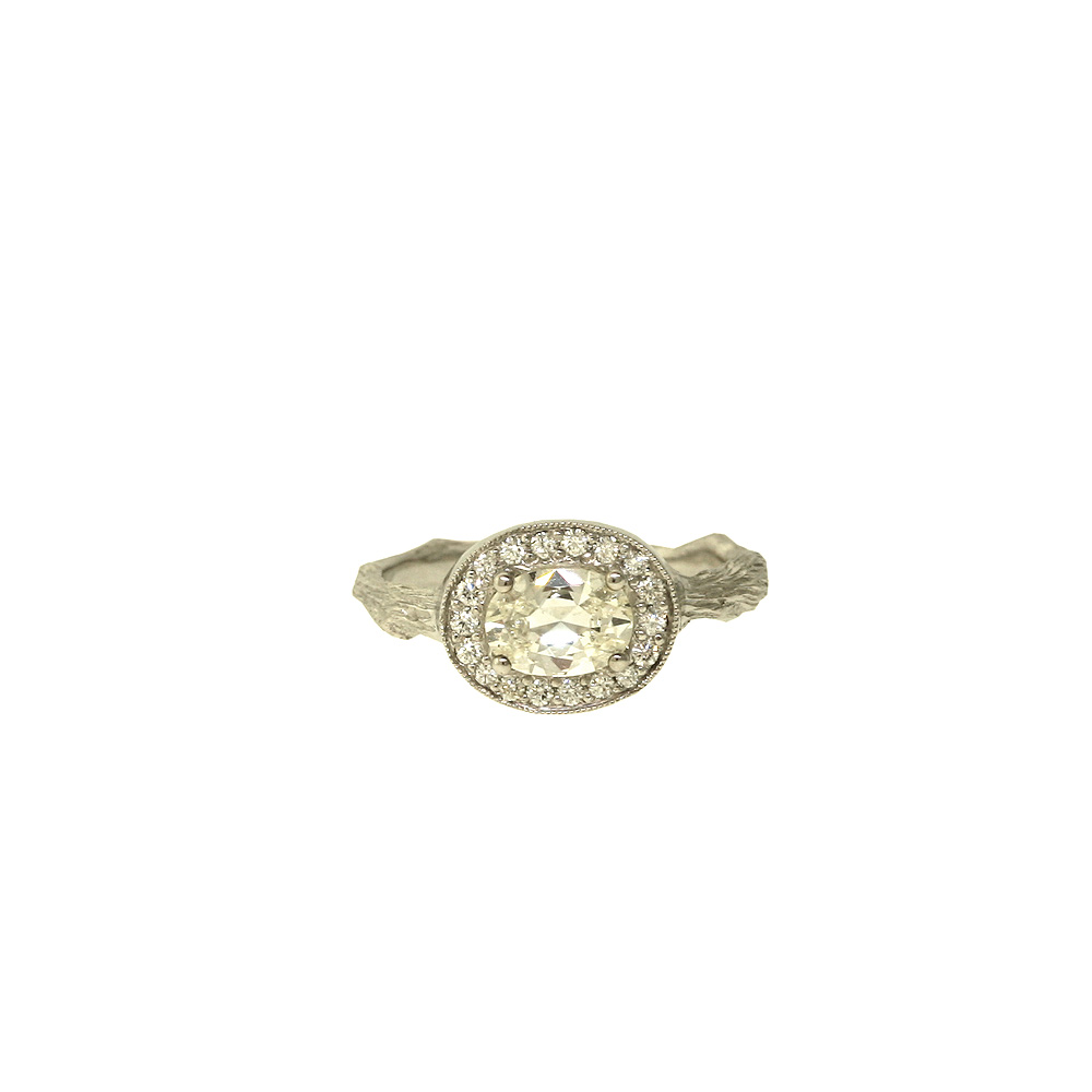 Oval Diamond Ring - Large