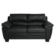 OWEN Regular Leather Sofa, Black