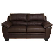 OWEN Regular Leather Sofa, Brown
