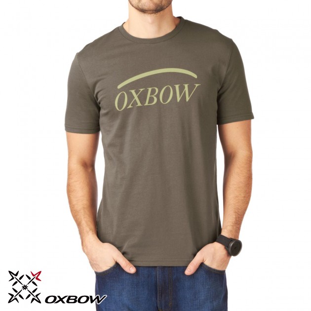 Mens Oxbow Mc Bana T-Shirt - Warm Taupe