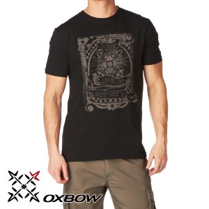 T-Shirts - Oxbow Levi T-Shirt - Black