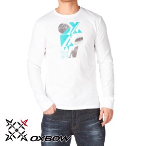 T-Shirts - Oxbow Long Sleeve T-Shirt - White