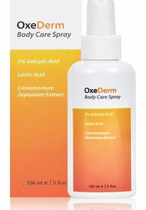 OxeDerm Oxe Derm 150ml/ 5fl.oz Body Acne Spray Back Acne Treatment Salicylic Acid