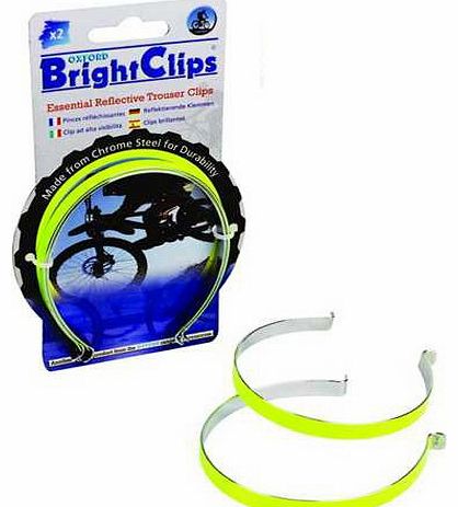Oxford Bright Clips Reflective Bicycle Bike / Cycle Trouser Clips