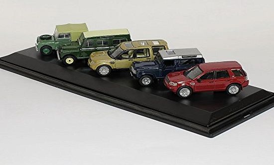 1:76 76SET32 5 Piece Land Rover Set Series I amp; II, Discovery, Defender amp; Freelander