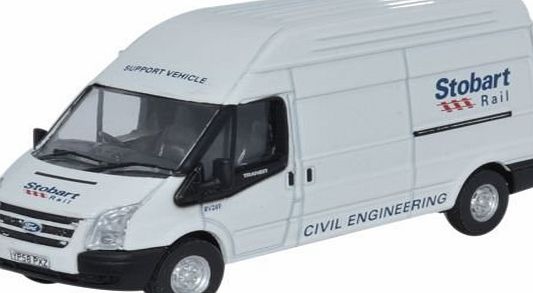 Oxford Diecast 76FT010 Ford Transit LWB High Roof Stobart