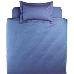 Oxford Duvet Cover- King-Size- Denim Blue