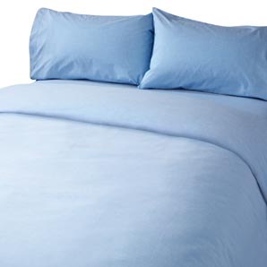 Oxford Duvet Cover- Superking-Size- Chambray