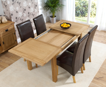 Oak Extending Dining Table 130-190cm and