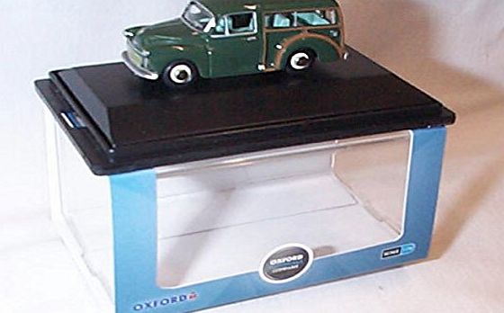 Oxford  almond green morris minor traveller car 1.76 railway scale diecast model