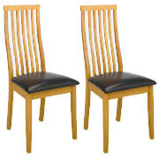Oxford Pair Of Chairs, Oak