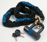 Oxford SOLD SECURE SILVER RATED H D Chain Lock 1.5mtr
