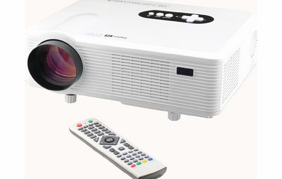 3000lumen high brightness HD Home theater LED Projector, 1280x800 native HD LED projector in White Colour, BEST NEW 3000 lumen HD Home Theater Multimedia LCD Projector 1080-HDMI/Analog TV/VGA/AV 1280*