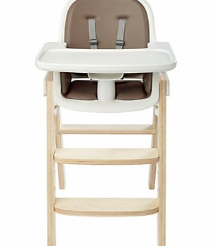 Sprout Highchair-Taupe/Birch