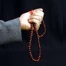 ROSEWOOD MEDITATION AND WORRY BEADS.
